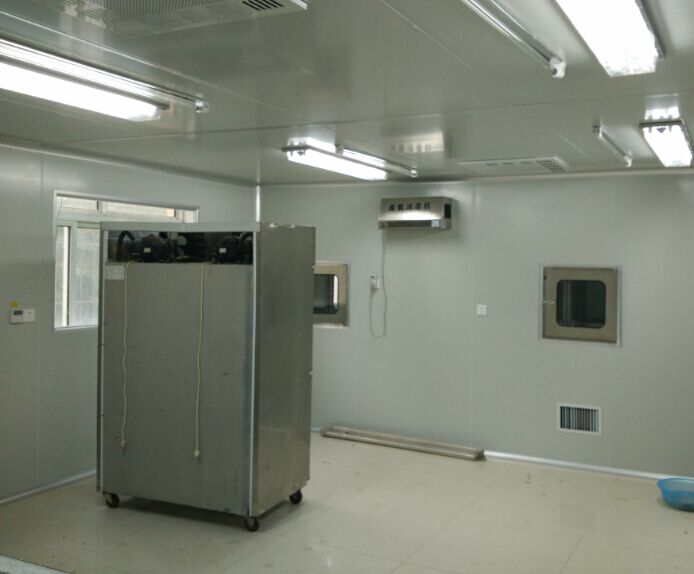 陜西美昕商貿(mào)烘焙凈化車間裝修工廠順利完工！